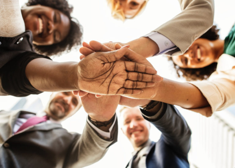 together as a team