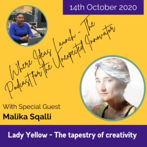 How to be More Creative - From the Podcast Where Ideas Launch Featuring Malika Sqalli and Hosted by Katherine Ann Byam